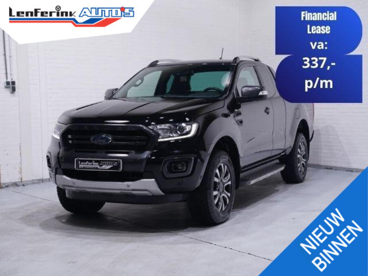 Ford Ranger - 2.0 Wildtrak 213 pk Aut. Grijs Kenteken 2p, 1e Eig Trekhaak 3.500 kg, Navi, Camera, Adapt. - AutoWereld.nl