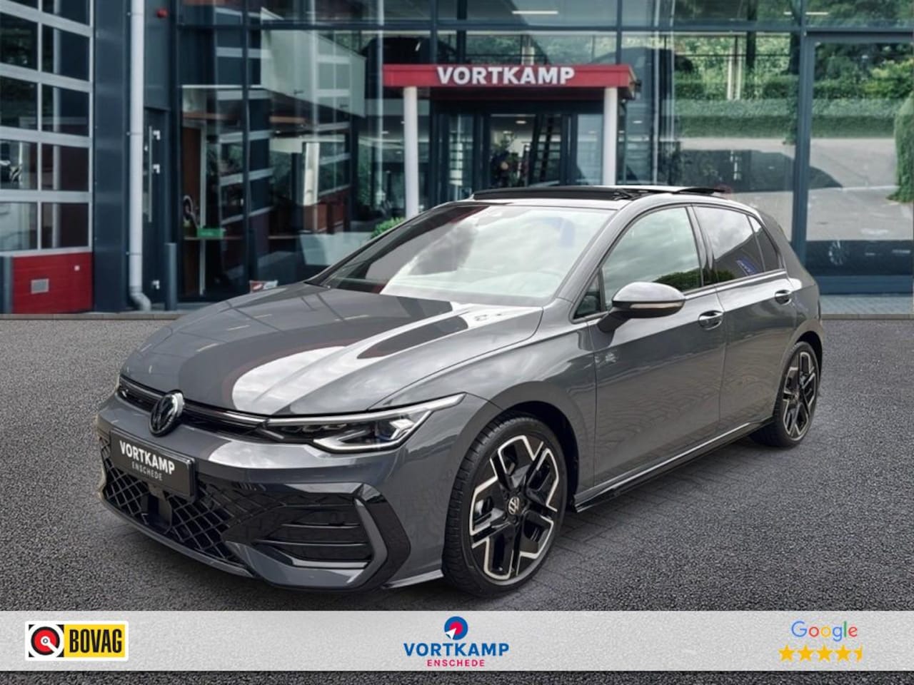 Volkswagen Golf - 1.5 eTSI R-LINE PANO-DAK/CAMERA/NAVI/CARPLAY/ACC/STOEL-STUURVERW - AutoWereld.nl