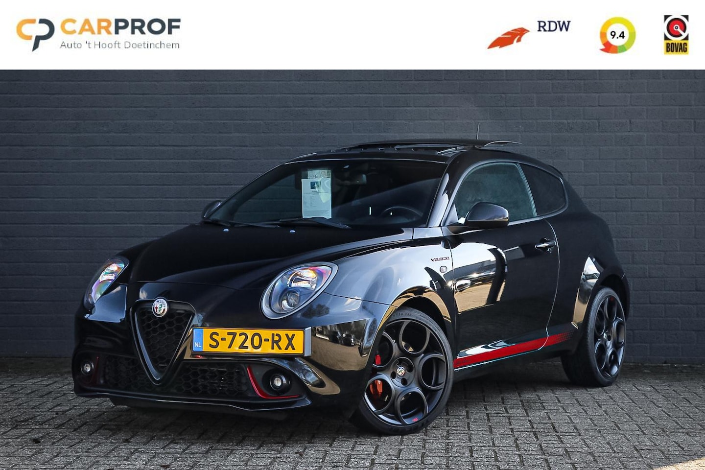 Alfa Romeo MiTo - 1.4 T 170Pk MultiAir Veloce S Automaat PANORAMA-DAK / LEDER INT. / CAMERA / CARBON - AutoWereld.nl