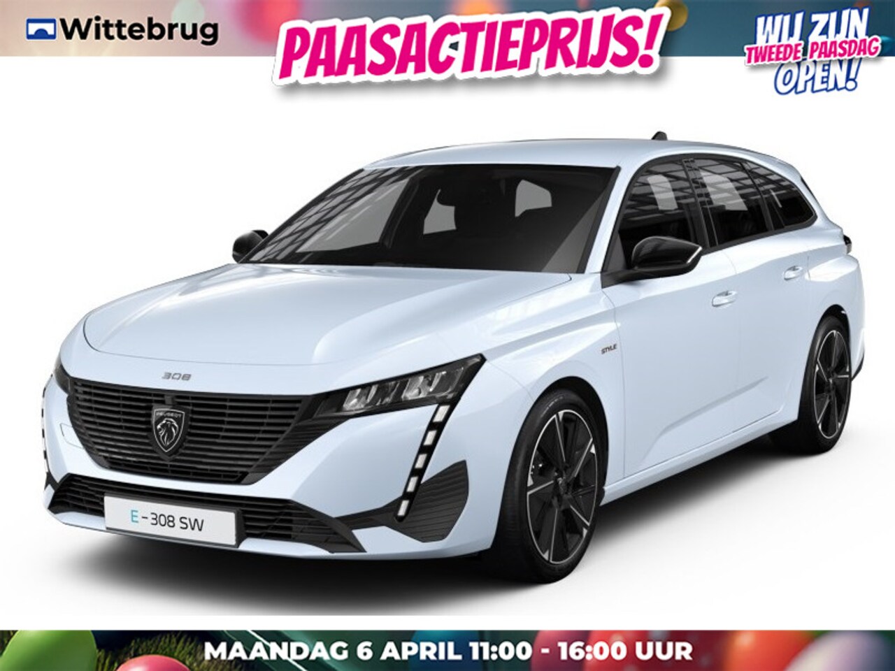Peugeot e-308 SW - Style EV 54 kWh DIRECT RIJDEN - LAGE BIJTELLING! - GRATIS WALLBOX - AutoWereld.nl