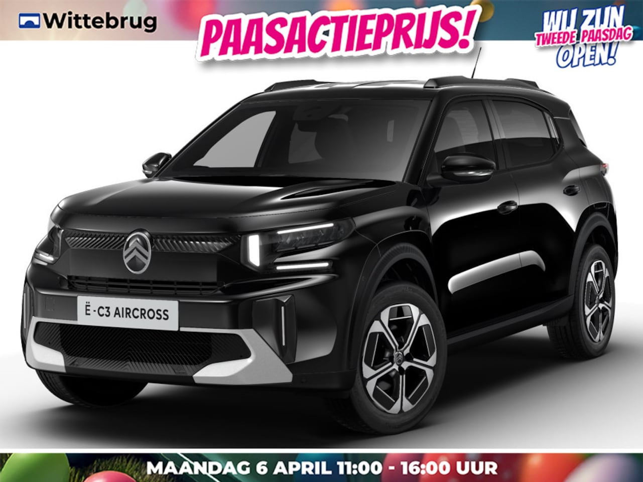Citroën Ë-C3 Aircross - Max 113pk Comfort Range 44 kWh PRIVATE LEASE VANAF € 389,- P/M - VOORRAAD DEAL! - AutoWereld.nl