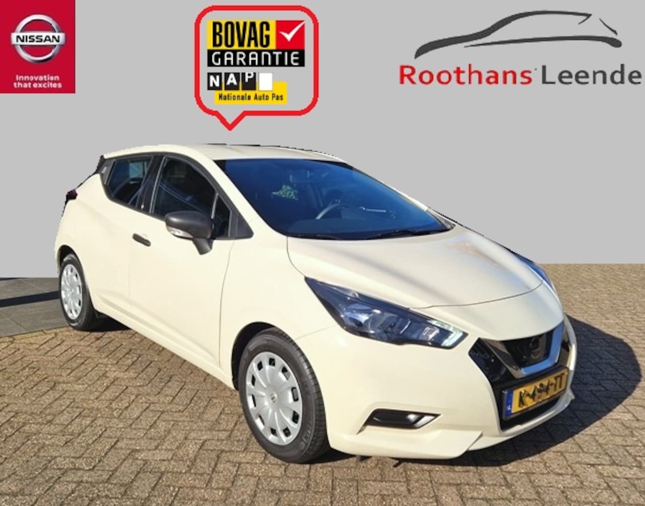 Nissan Micra - 1.0 92PK IG-Turbo Visia Airco & Cold Pack - AutoWereld.nl