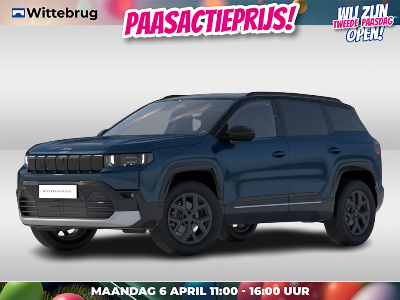 Jeep Compass - 1.2 e-Hybrid 145 First Edition DIRECT RIJDEN! - PANORAMADAK - CONVENIENCE PACK - 8 JAAR G - AutoWereld.nl