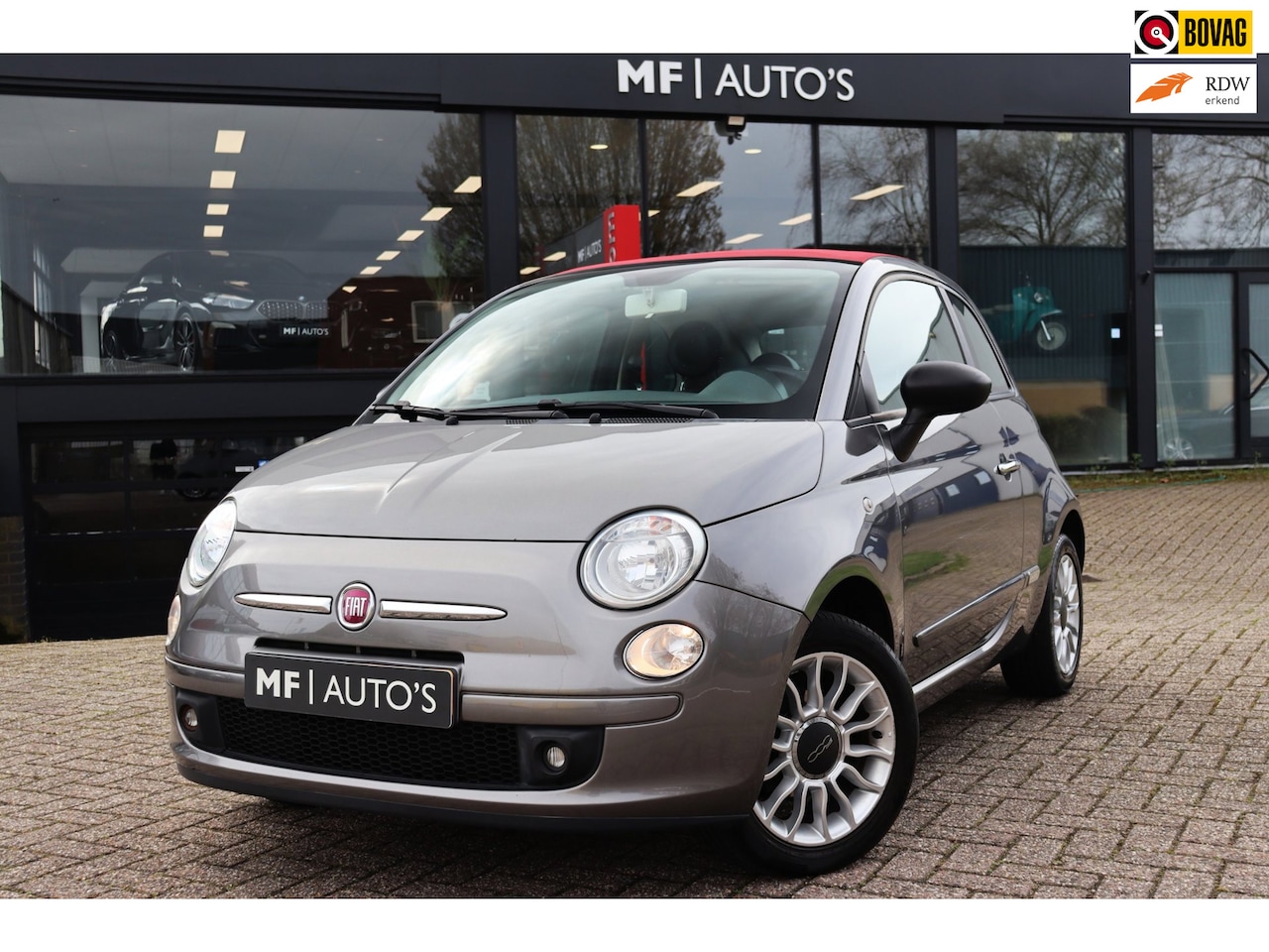 Fiat 500 C - 1.2 Lounge Cabrio|Airco|PDC|Bleutooth|Volledig onderhoud - AutoWereld.nl