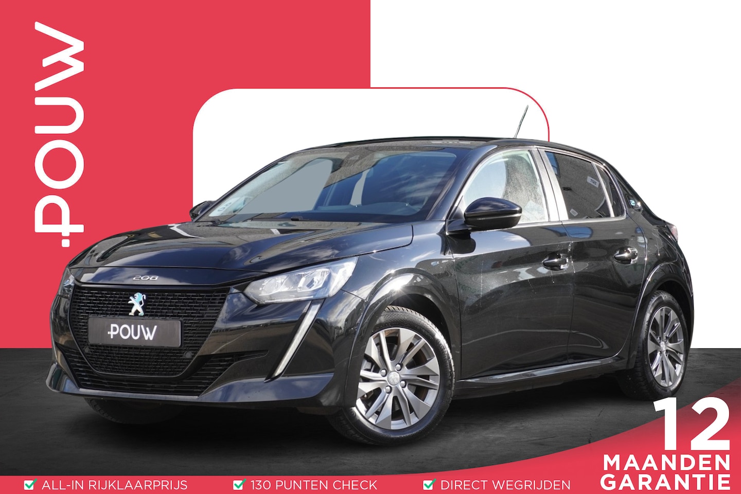 Peugeot e-208 - EV 136pk Blue Lease Active 50 kWh | Apple Carplay/Android Auto | Navigatie | AllSeason Ban - AutoWereld.nl