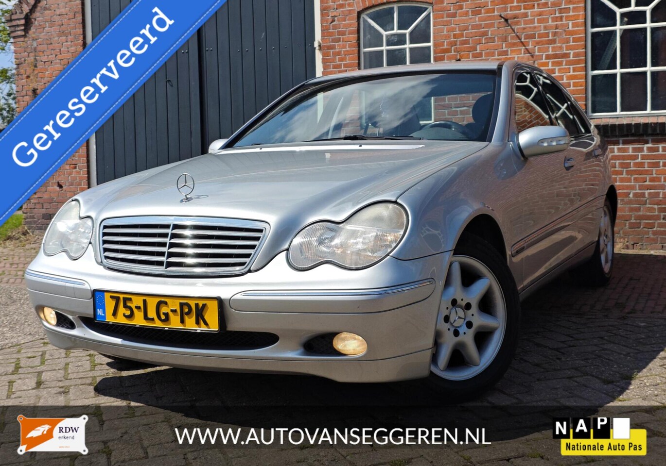 Mercedes-Benz C-klasse - 180 K. Elegance automaat/nw APK - AutoWereld.nl