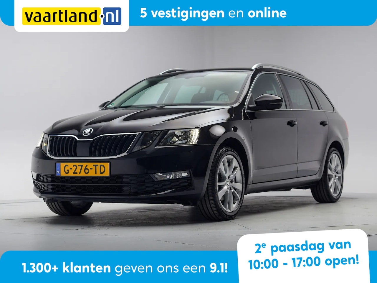 Skoda Octavia Combi - 1.0 TSI Clever Edition Aut. [ Navi Stoelverwarming PDC Clima Trekhaak ] - AutoWereld.nl