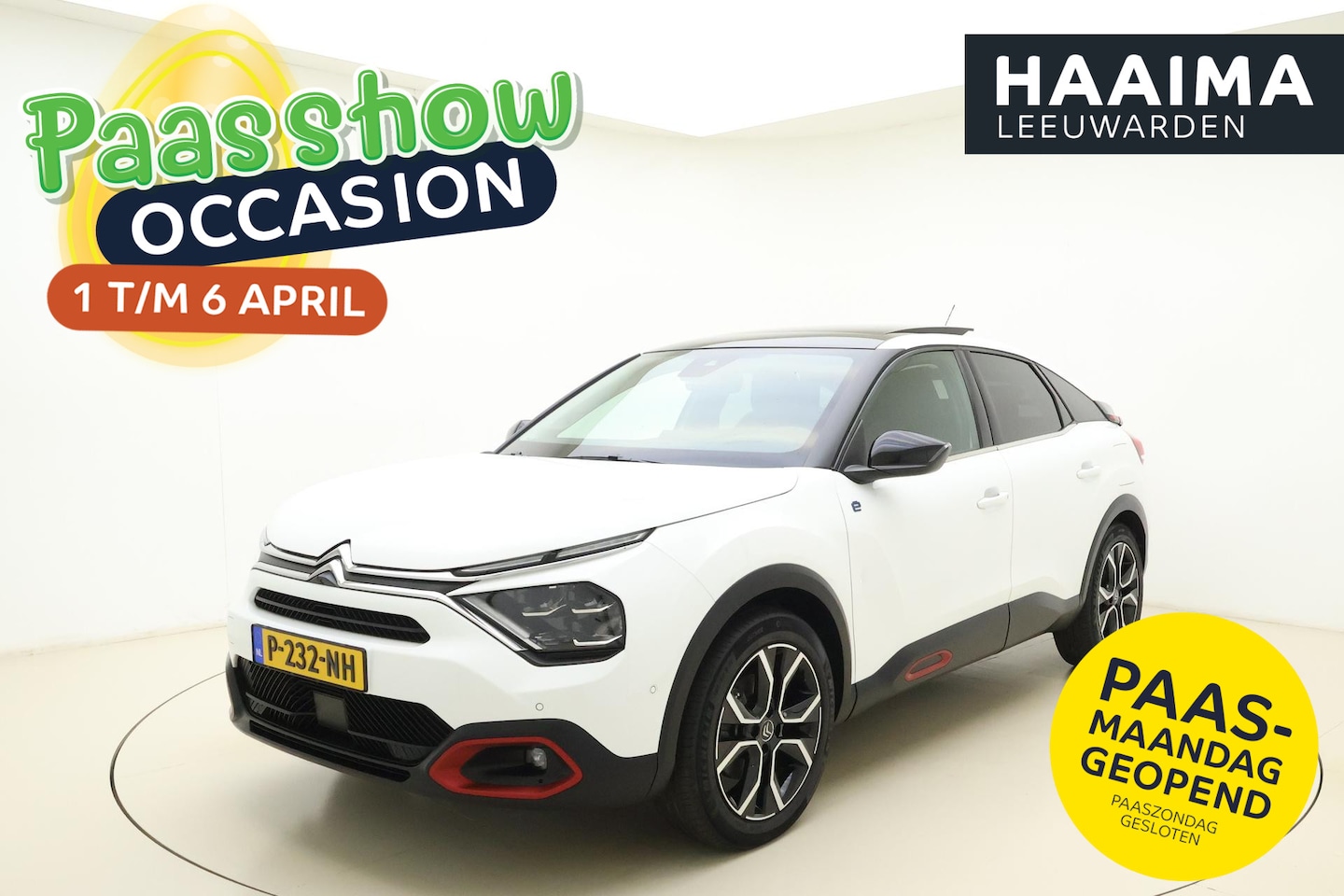 Citroën Ë-C4 - Shine 50 kWh | Panoramisch schuif/kanteldak | Navigatie | Lederen bekleding | Stoelverwarm - AutoWereld.nl