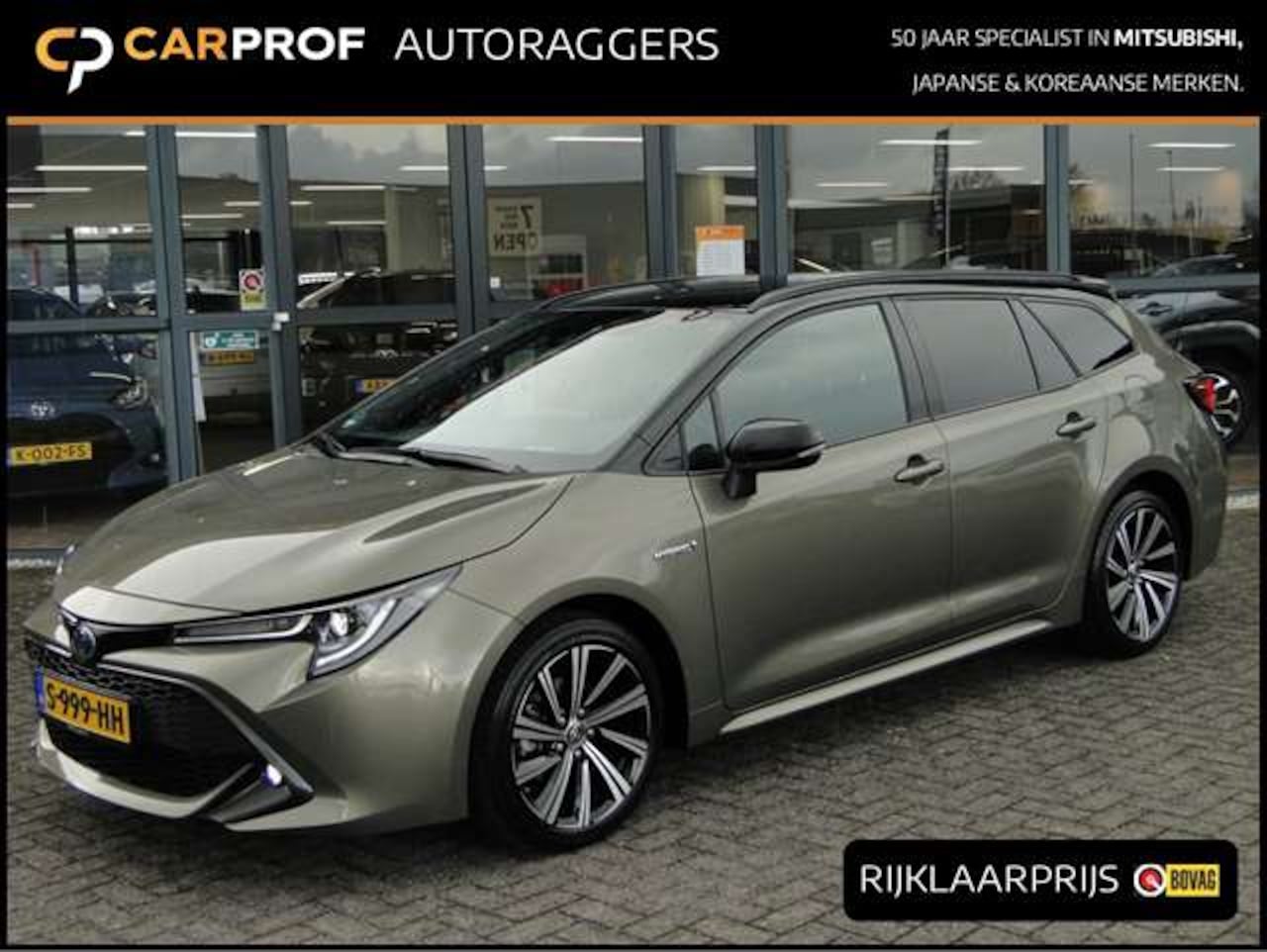 Toyota Corolla Touring Sports - 1.8 Hybrid Bi-Tone Dynamic | Trekhaak | Led | El.Klep - AutoWereld.nl