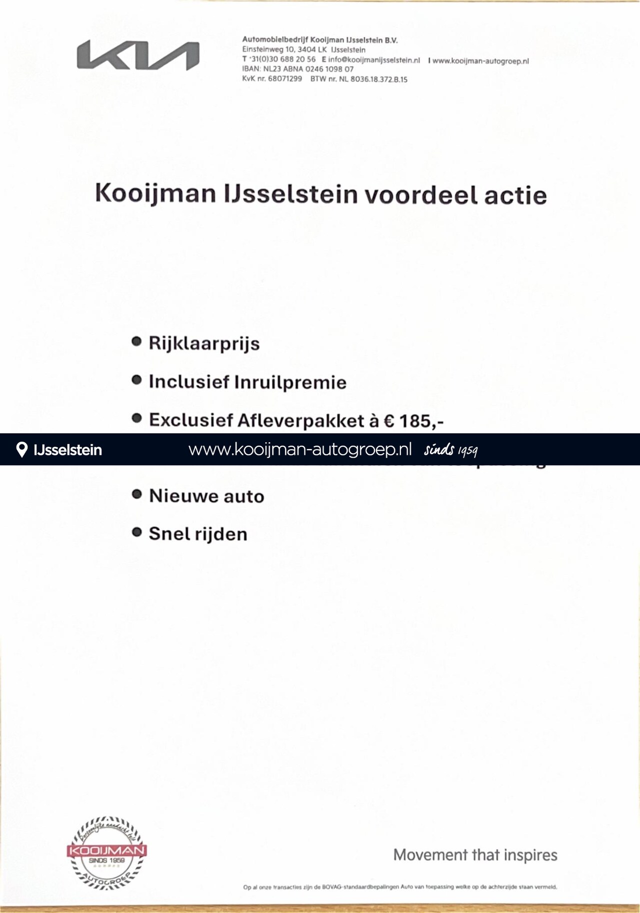 Kia EV2 - Plus Advanced 42.2 kWh 4p. DEMO Edition Schuifdak / Camera / Navi / 230V aansluiting - AutoWereld.nl