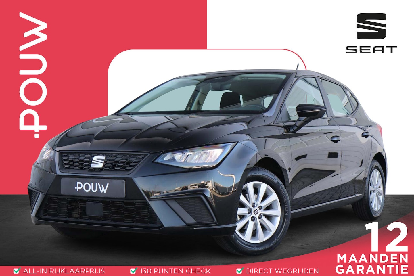 SEAT Ibiza - 1.0 TSI 95pk Style | App Connect | Climate Control | Parkeersensoren Achter - AutoWereld.nl
