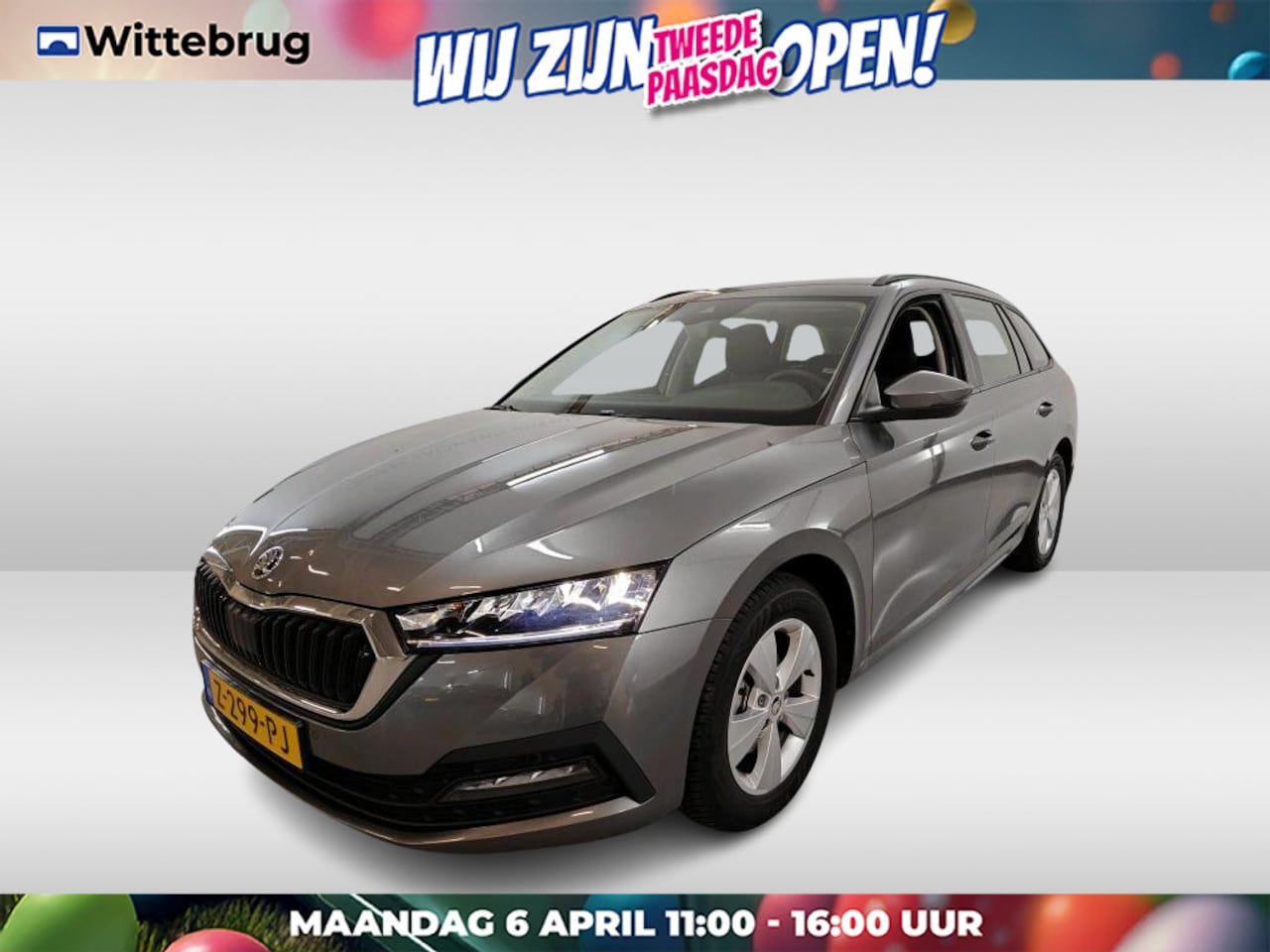 Skoda Octavia Combi - 1.0 TSI 110pk Business Edition / App. Connect / Navigatie / Parkeersensoren V+A / Elec. Ac - AutoWereld.nl