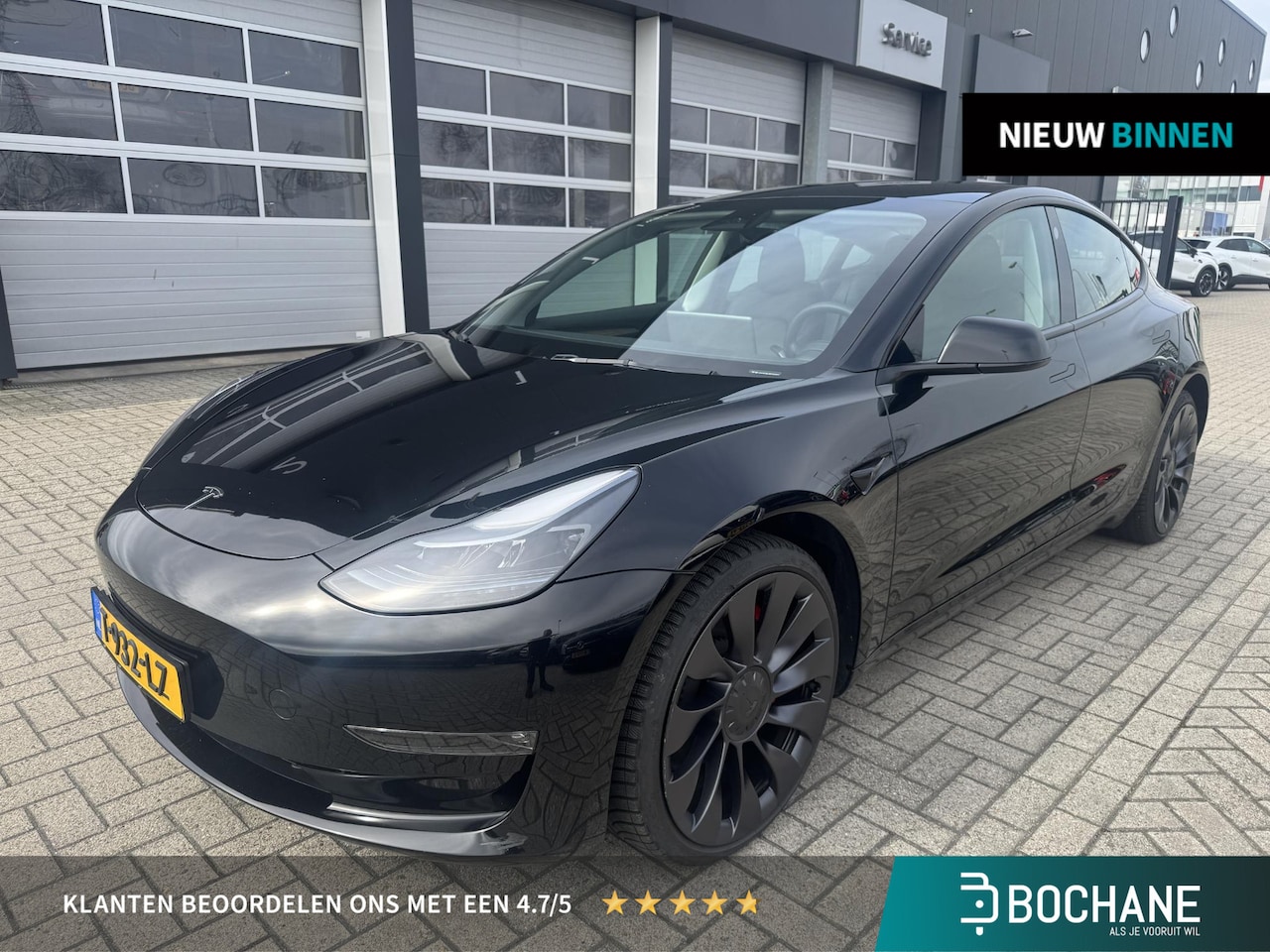 Tesla Model 3 - Performance AWD 75 kWh Panoramadak | Leer | Camera - AutoWereld.nl