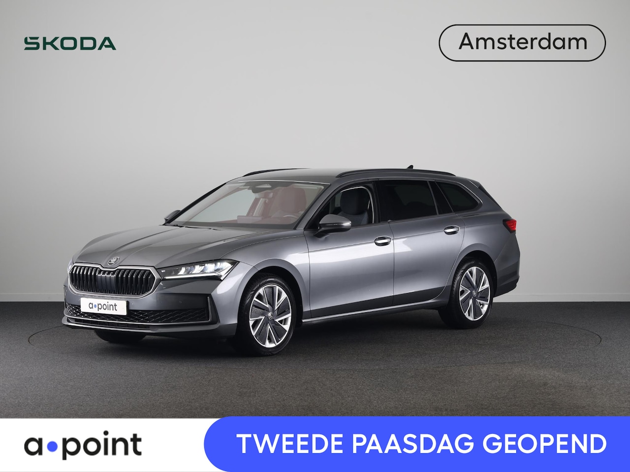 Skoda Superb Combi - First Edition 1.5 MHEV 150 pk TSI e | Navigatie | Parkeercamera | Verwarmbare voorstoelen - AutoWereld.nl