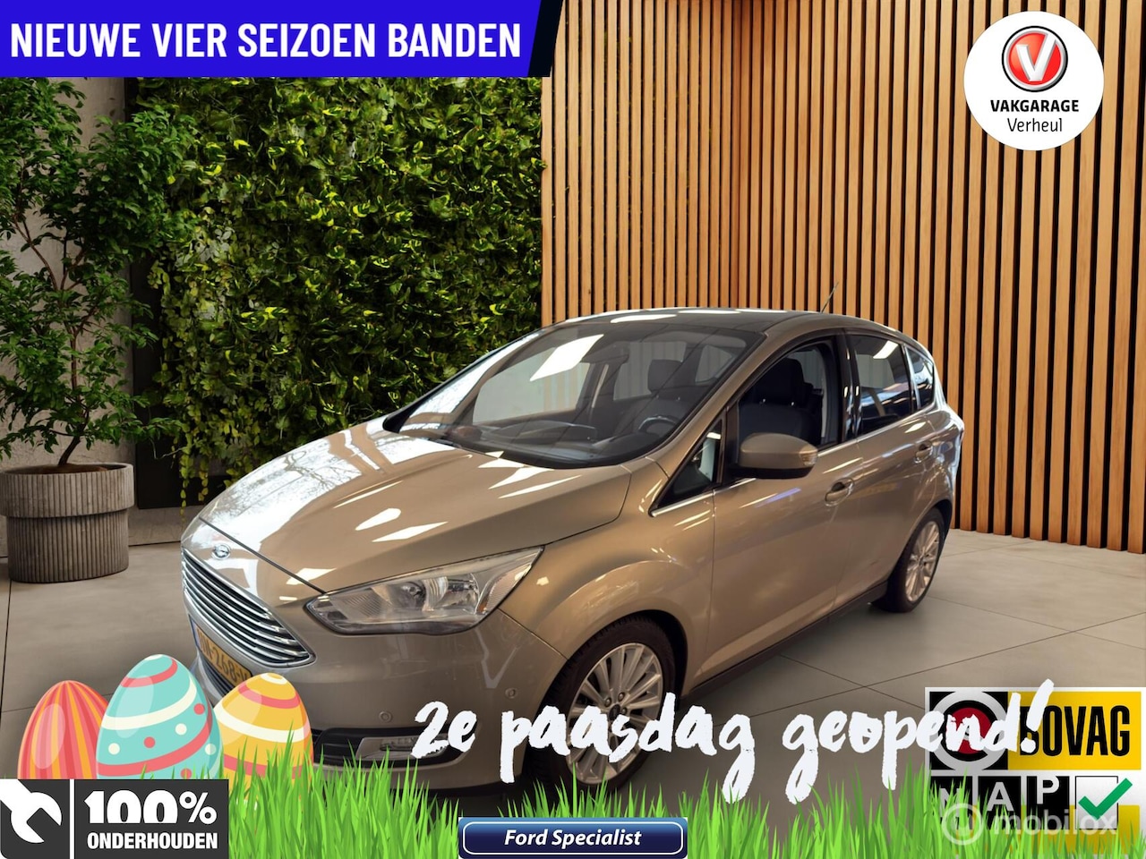 Ford C-Max - 1.0 Titanium|125Pk|Apple|Boekjes|Panodak|Nap - AutoWereld.nl