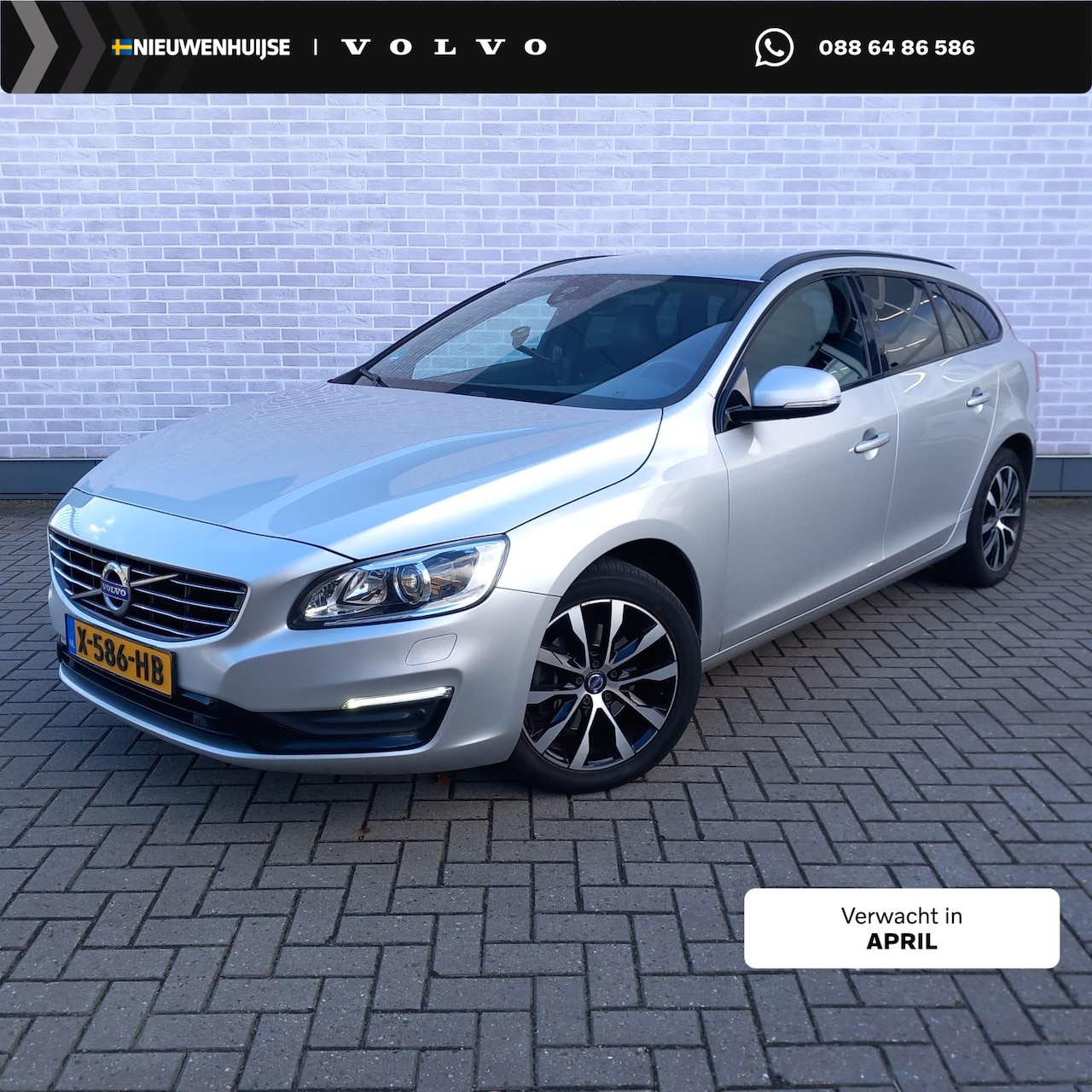Volvo V60 - 2.0 T3 Polar+ | Stoelverwarming Voor | Getint Glas | Parkeersensoren Voor en Achter | Navi - AutoWereld.nl