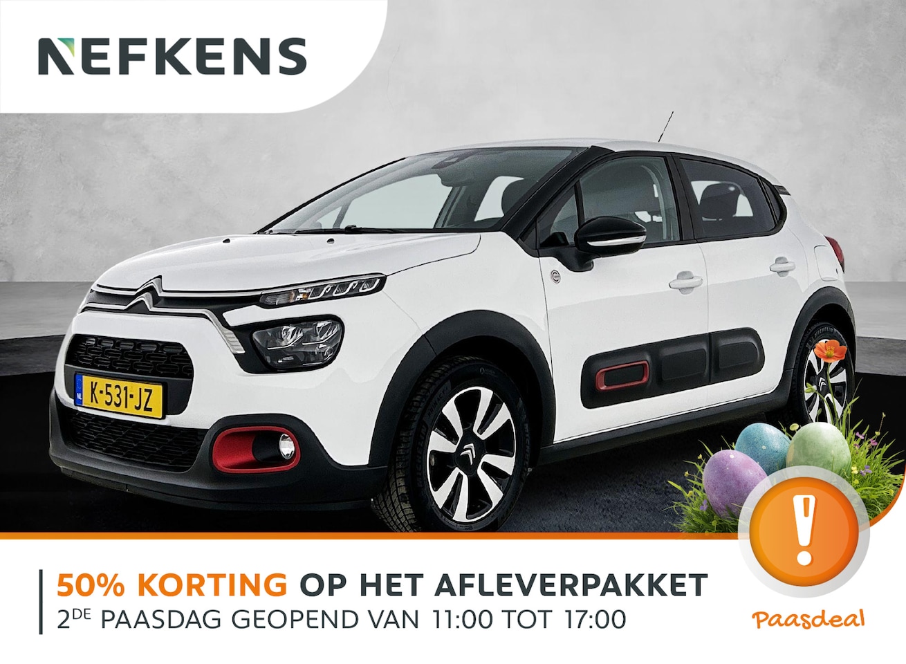 Citroën C3 - 1.2 82pk C-Series | Trekhaak | Navigatie | Climate Control | Cruise Control | 16"LMV | Par - AutoWereld.nl