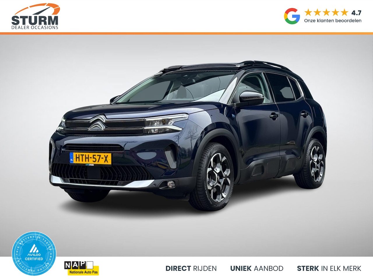 Citroën C5 Aircross - 1.6 Plug-in Hybrid 225pk Max SoH 100%, NL-Auto! - AutoWereld.nl