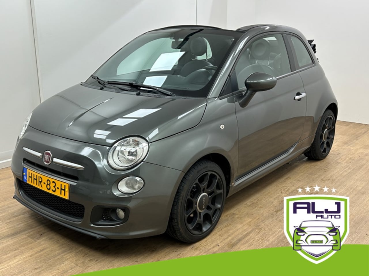 Fiat 500 C - Occasion 1.2 Lounge | Grijs | Tweedehands Fiat 500 | Airco | Cabrio - AutoWereld.nl