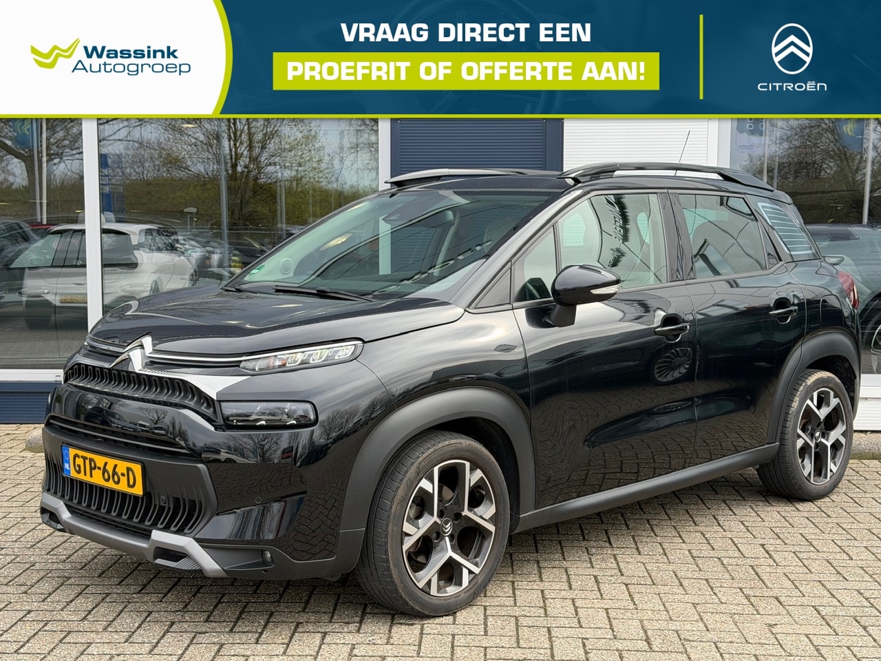 Citroën C3 Aircross - 1.2 Shine 130pk | Automaat | Schuifdak | navigatie | Cruise Control | Climate Control | Ca - AutoWereld.nl