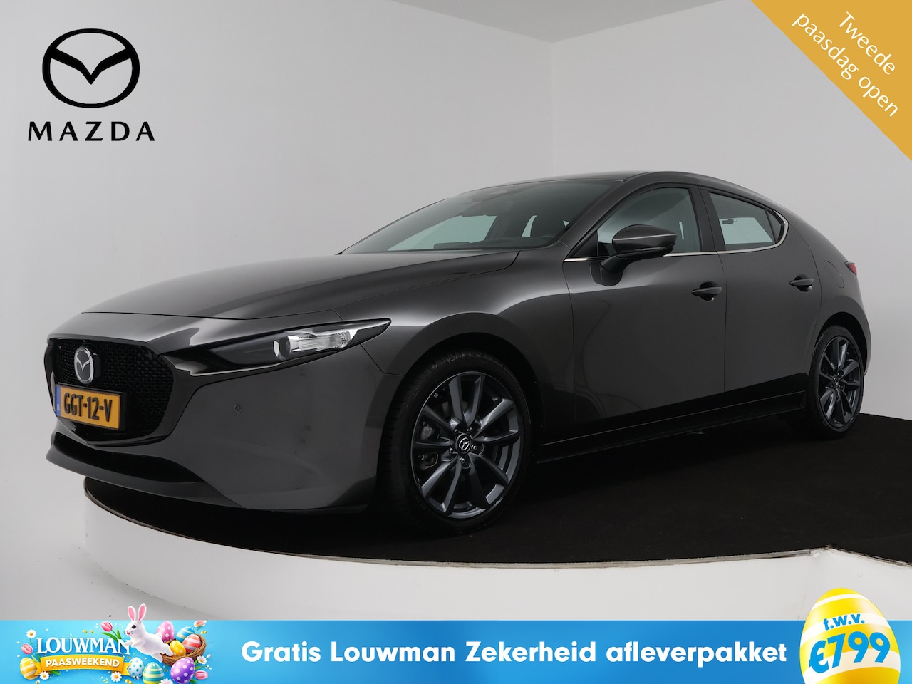 Mazda 3 - 2.0 e-SkyActiv-X M Hybrid 186 Exclusive-line automaat | BOSE | 360 camera | Trekhaak | Maz - AutoWereld.nl