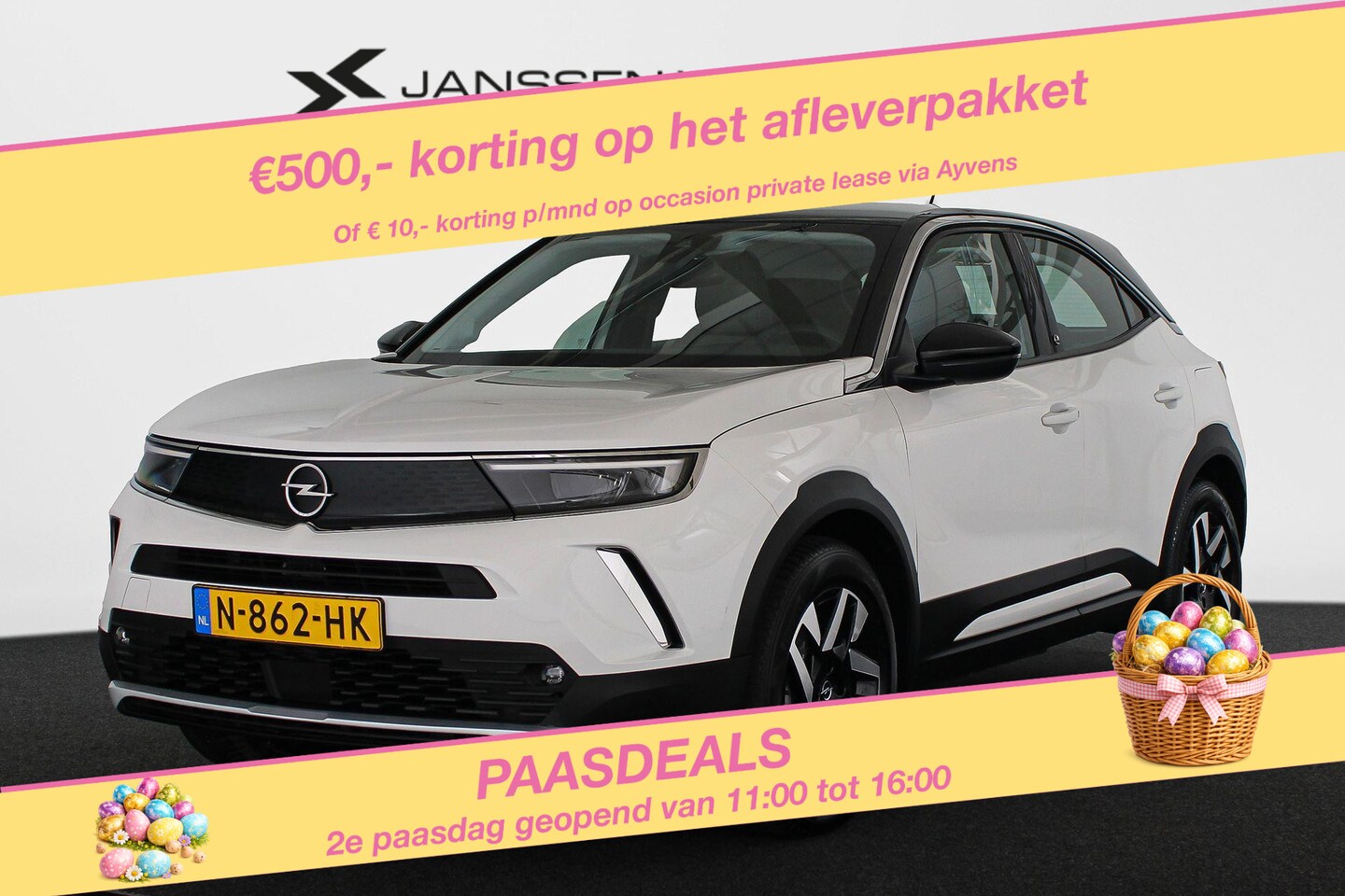 Opel Mokka-e - Elegance 50-kWh 11kw bl. Navi Stuur-Stoelverwarming Keyless - AutoWereld.nl