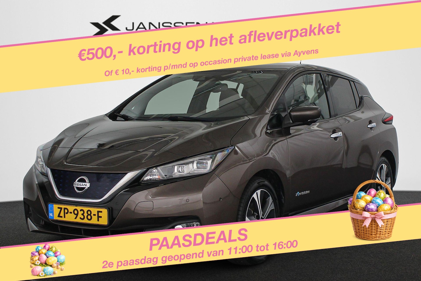 Nissan LEAF - Tekna 40 kWh Leder Stuur-Stoelverwarming Camera 17" BTW - AutoWereld.nl