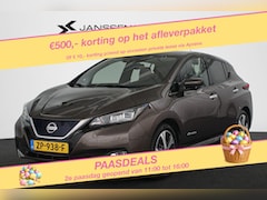 Nissan LEAF - Tekna 40 kWh Leder Stuur-Stoelverwarming Camera 17" BTW