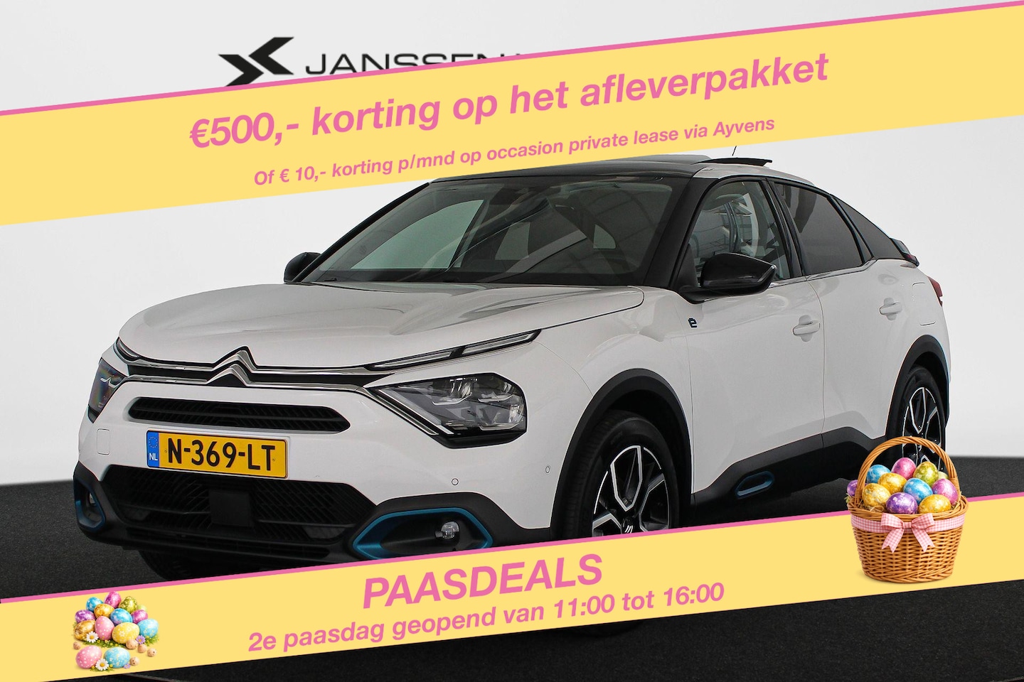 Citroën Ë-C4 - Shine 50 kWh SOH 90% Pano Keyless Leder Head-Up Camera Navi - AutoWereld.nl