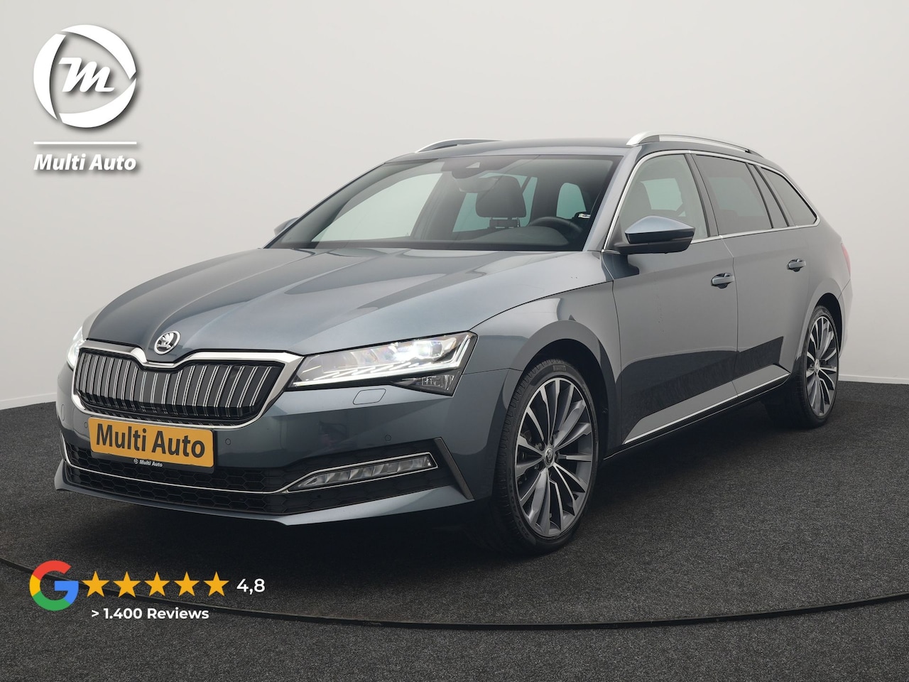 Skoda Superb Combi - 1.4 TSI iV Laurin & Klement PHEV 218pk Dealer O.H. | Adaptive Cruise | 360 Camera | Canton - AutoWereld.nl