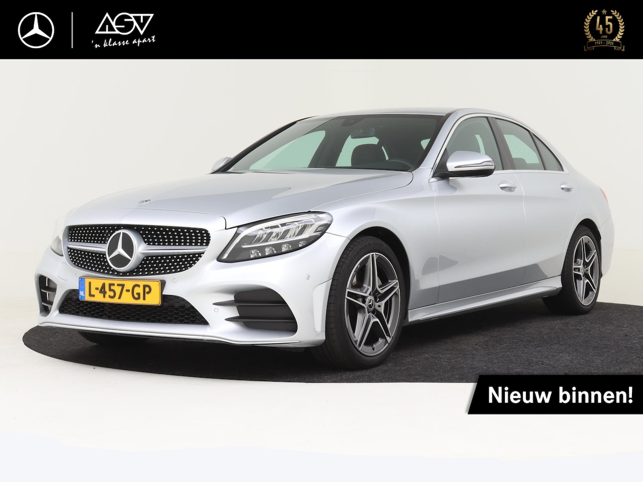 Mercedes-Benz C-klasse - 180 AMG Business Line | Achteruitrij Camera | Klasse 3 alarm | DAB+ Radio | Stoelverwarmin - AutoWereld.nl