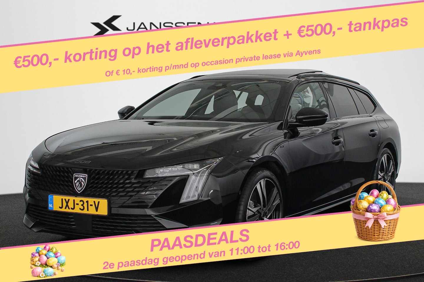 Peugeot 508 SW - 1.6 HYbrid 225 GT / Panoramadak / Leder / FOCAL / Night Vision / Adaptive Suspension - AutoWereld.nl