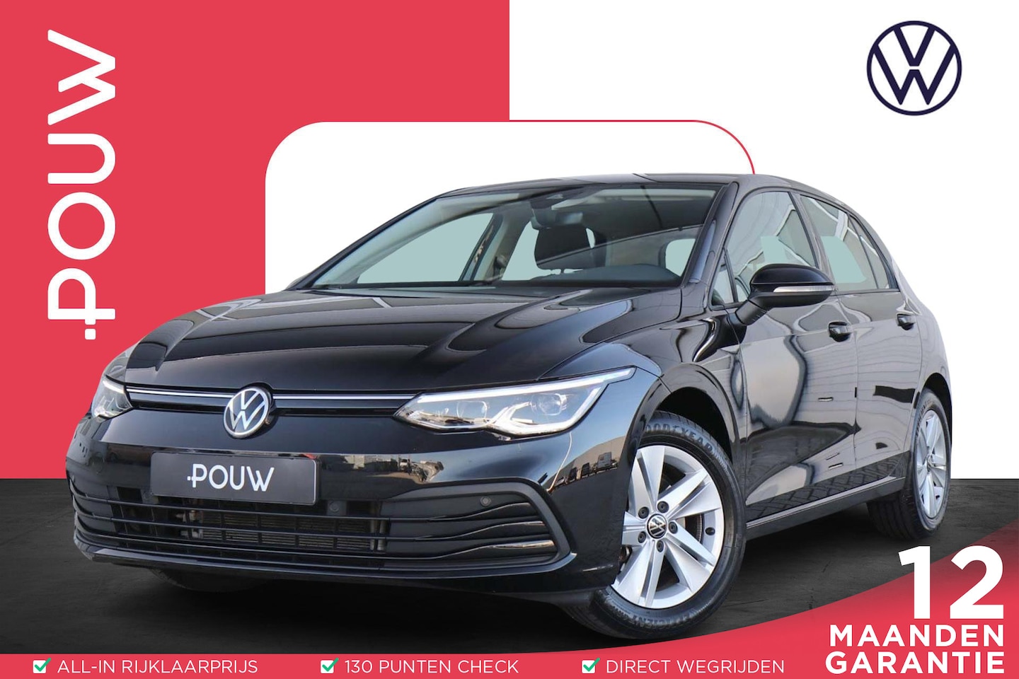 Volkswagen Golf - 1.0 TSI 110pk Life | Trekhaak | Achteruitrijcamera | Navigatie | App Connect - AutoWereld.nl