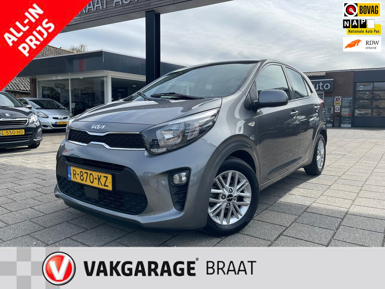 Kia Picanto - 1.0 DPi l CARPLAY l CRUISE l AIRCO l RIJKLAAR! - AutoWereld.nl