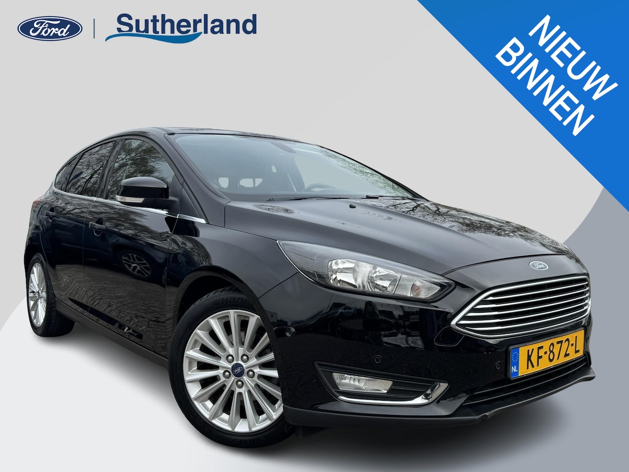 Ford Focus - 1.0 Ecoboost Titanium | 100pk |  Trekhaak | Parkeersensoren Achter | - AutoWereld.nl