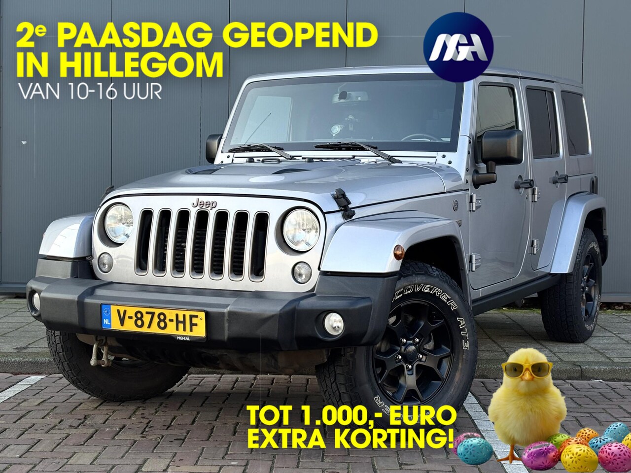 Jeep Wrangler Unlimited - 2.8CRD 75th Anniversary | Grijs Kenteken | Climate Control | Cruise Control - AutoWereld.nl