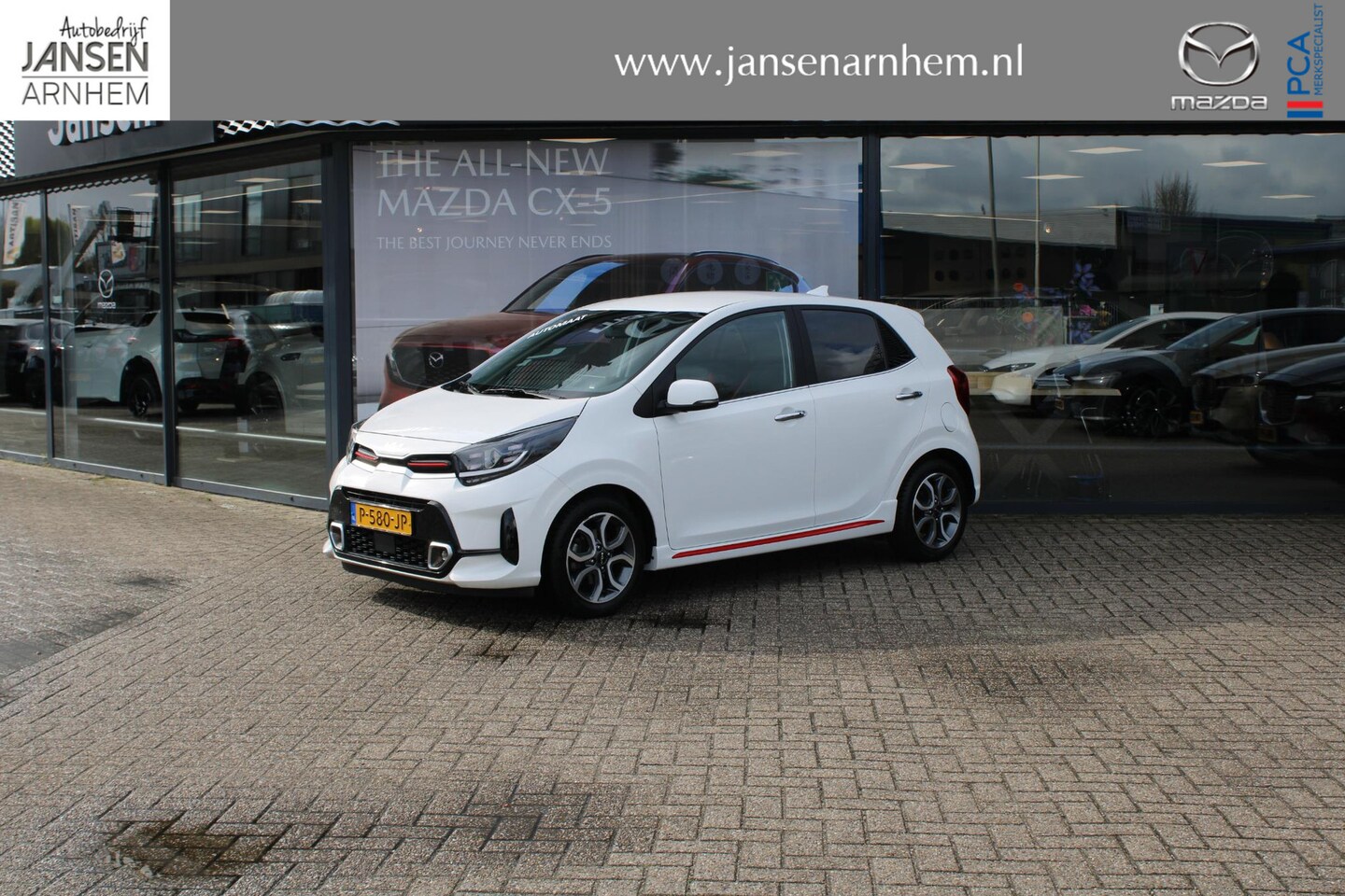 Kia Picanto - 1.0 DPI GT-Line 1.0 DPi GT-Line , Automaat, Leder, Navi, Clima, Cruise, Apple Carplay, All Season, LMV 15 - AutoWereld.nl