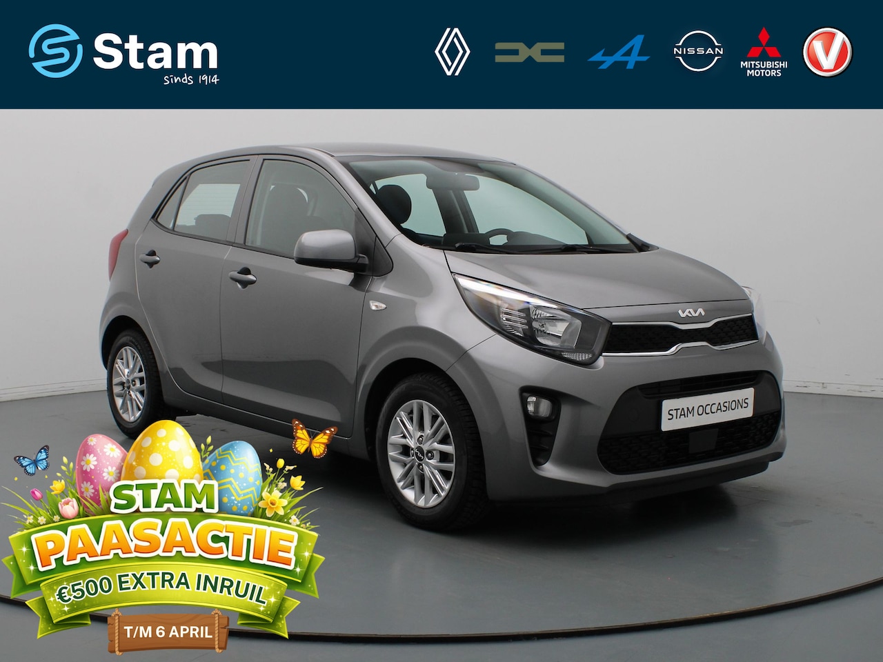 Kia Picanto - 67pk DPi DynamicLine Airco | Cruise | Carplay | 14" - AutoWereld.nl