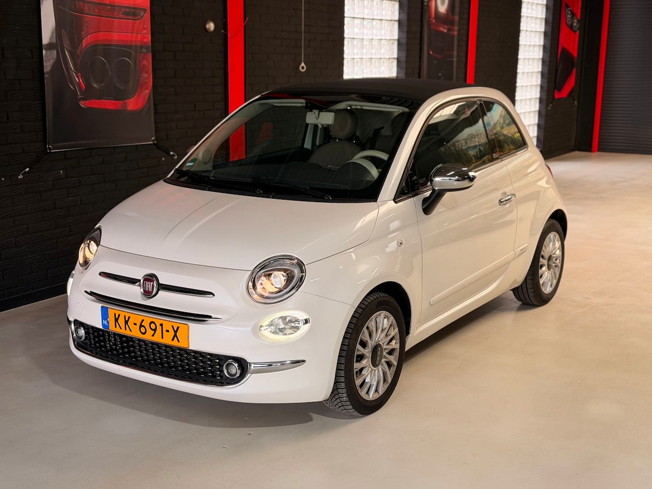 Fiat 500 C - 0.9 TwinAir Turbo Lounge|NAVI|LEER|PDC|LED|VIRTUAL - AutoWereld.nl