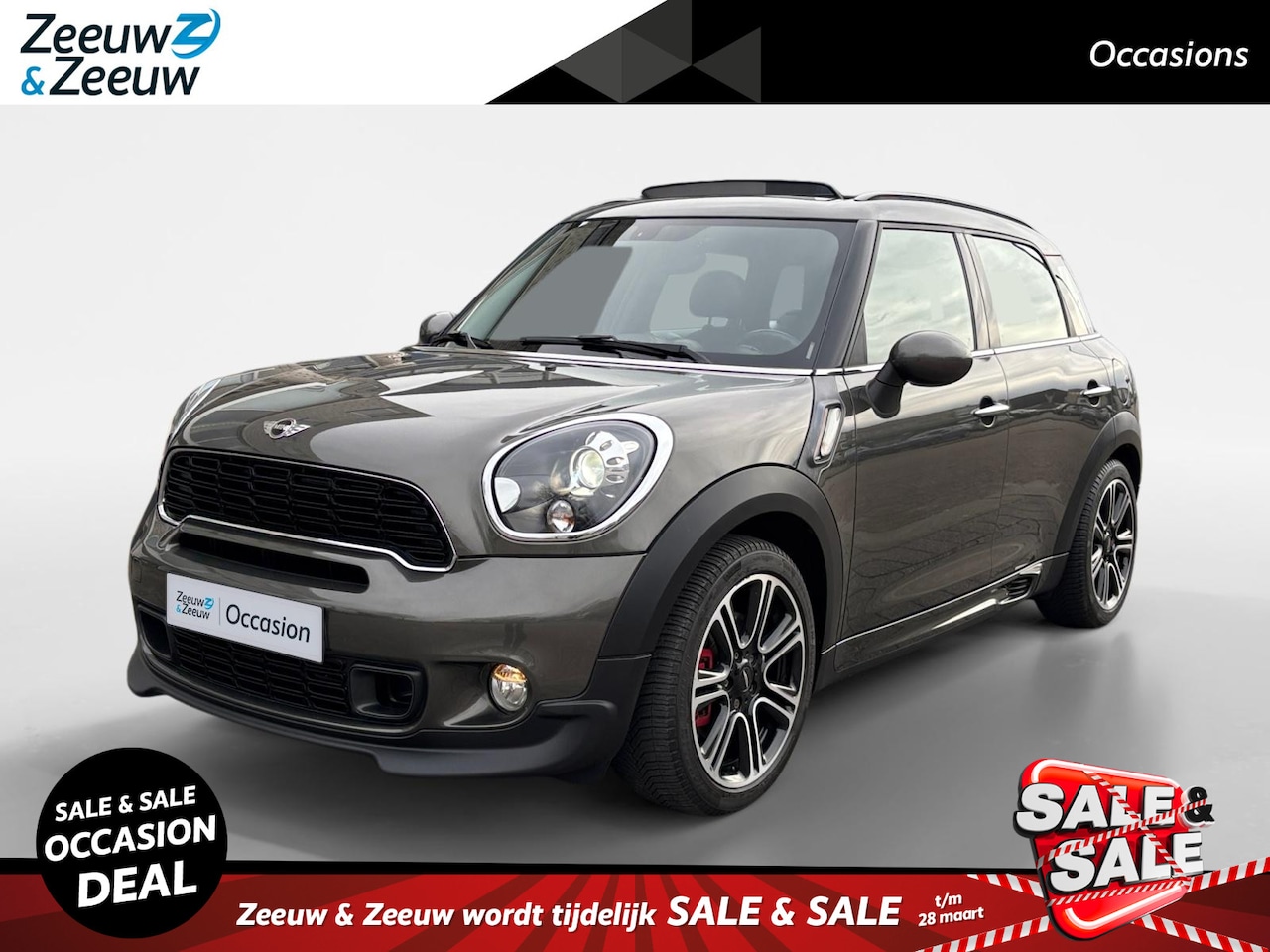 MINI Countryman - Mini 1.6 John Cooper Works ALL4 Chili | Pano-dak | Navigatie | 18 Inch | Sportstoelen | St - AutoWereld.nl