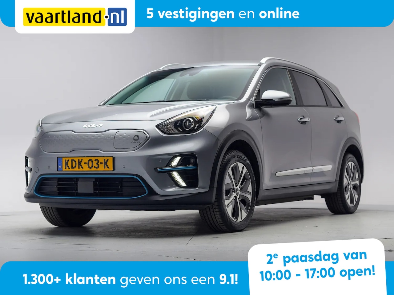 Kia e-Niro - 64 kWh DynamicLine 3-Fase [ Navi Half-leder Clima Cruise Apple/Android ] - AutoWereld.nl
