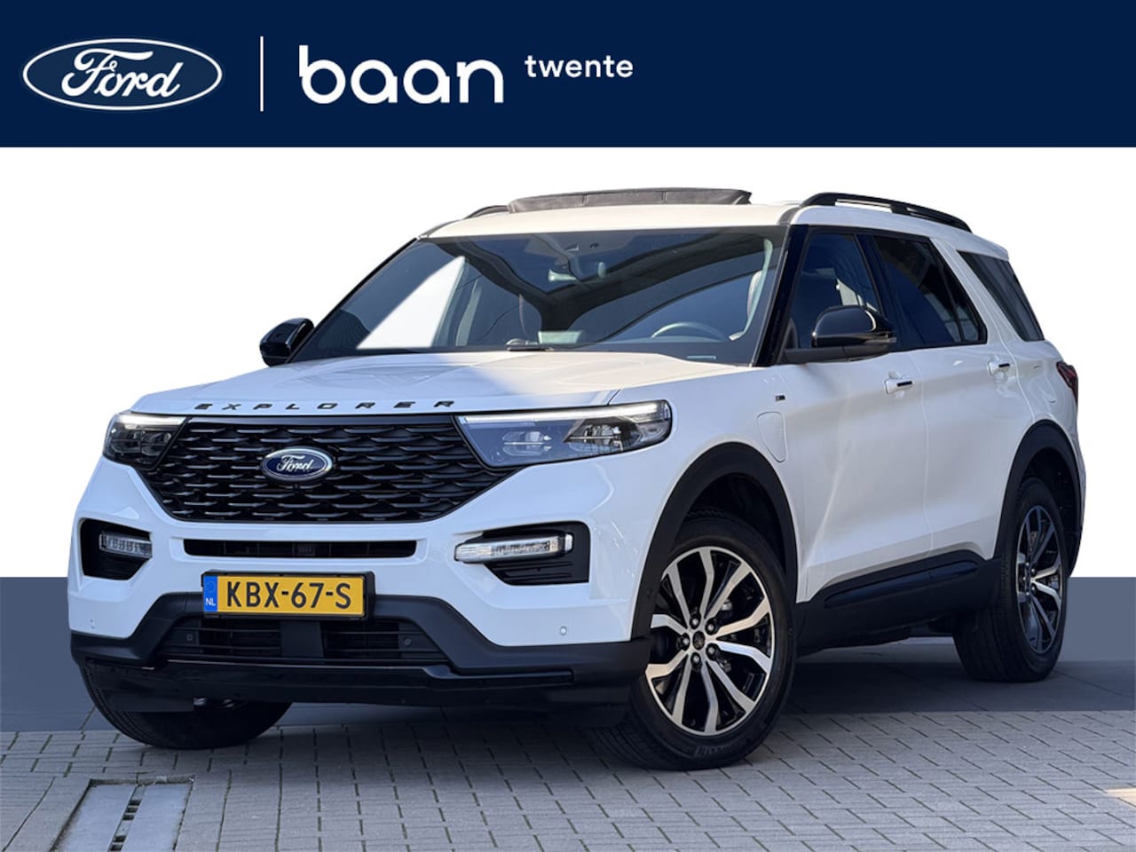 Ford Explorer - 3.0 V6 EcoBoost PHEV ST-Line | Trekhaak | Pano dak | Garantie t/m 07-2028 | Stoelventilati - AutoWereld.nl