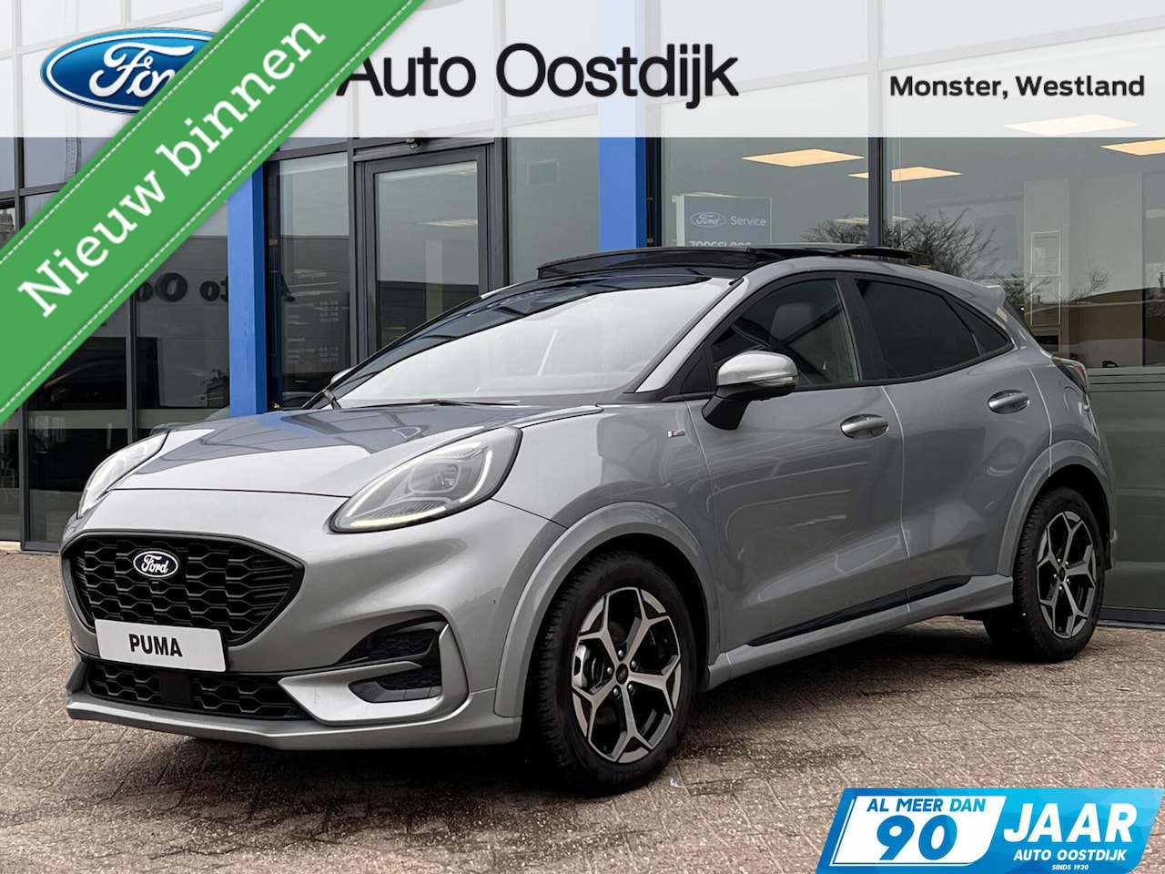 Ford Puma - 1.0 EcoBoost Hybrid ST-Line X 155PK Automaat Panodak Winterpack Camera Cruise Navi B&O Cli - AutoWereld.nl