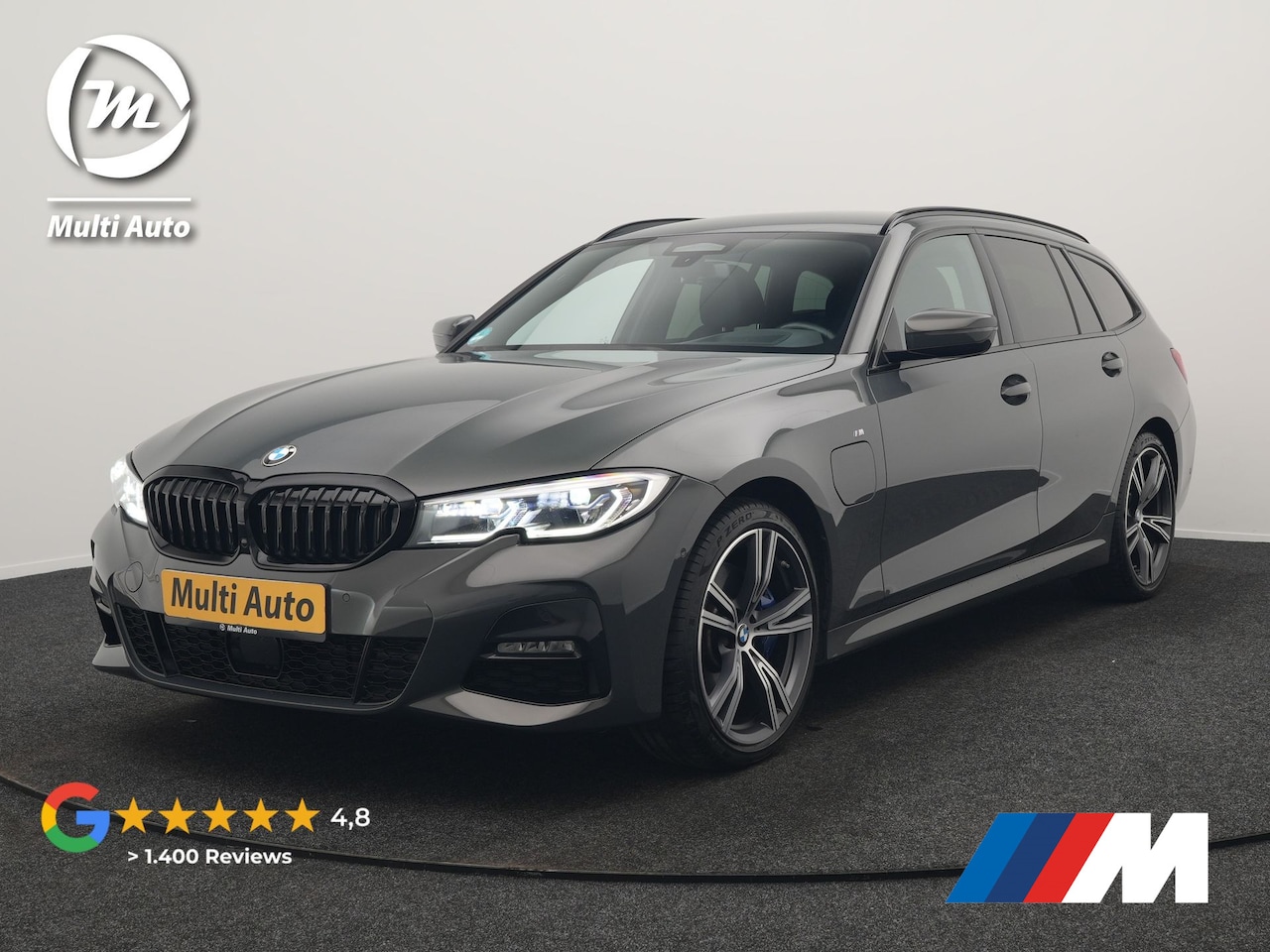 BMW 3-serie Touring - 330e M Sport PHEV 293pk Dealer O.H. | Trekhaak Af Fabriek | Head Up | Adaptive Cruise | La - AutoWereld.nl