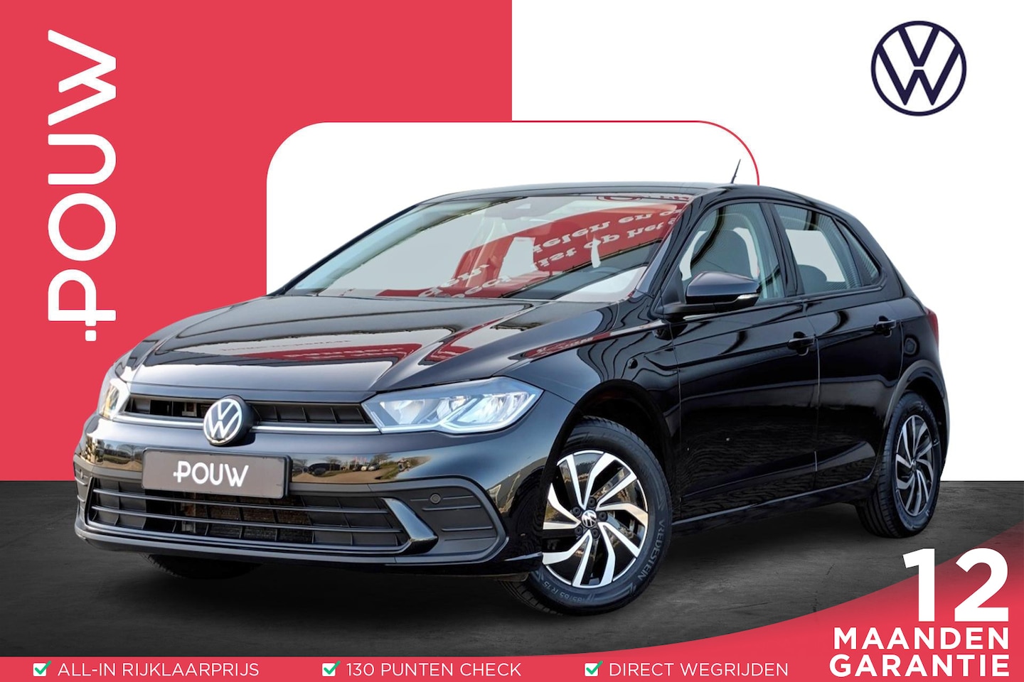 Volkswagen Polo - 1.0 TSI 95pk Life | Navigatie | Adaptive Cruise | PDC Voor & Achter - AutoWereld.nl