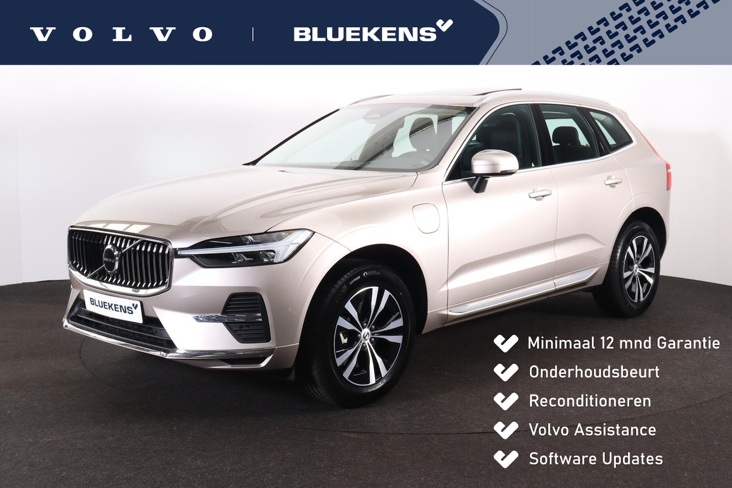 Volvo XC60 - T6 Plug-in hybrid AWD Essential Edition Bright Panorama/schuifdak - IntelliSafe Assist - P - AutoWereld.nl