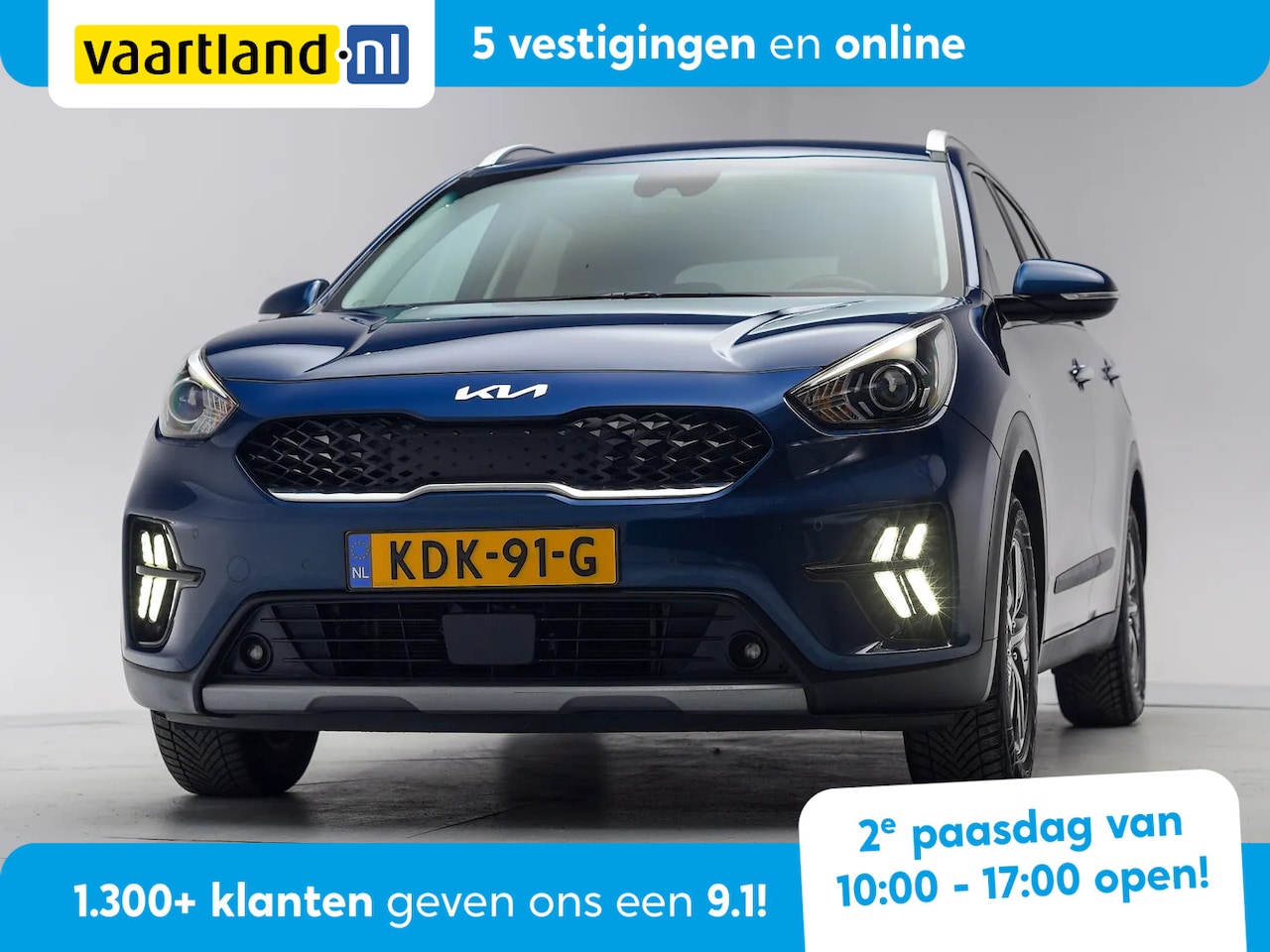 Kia Niro - 1.6 GDi Hybride DynamicLine Aut. [ Navi.Gr Adapt.cruise Camera ] - AutoWereld.nl