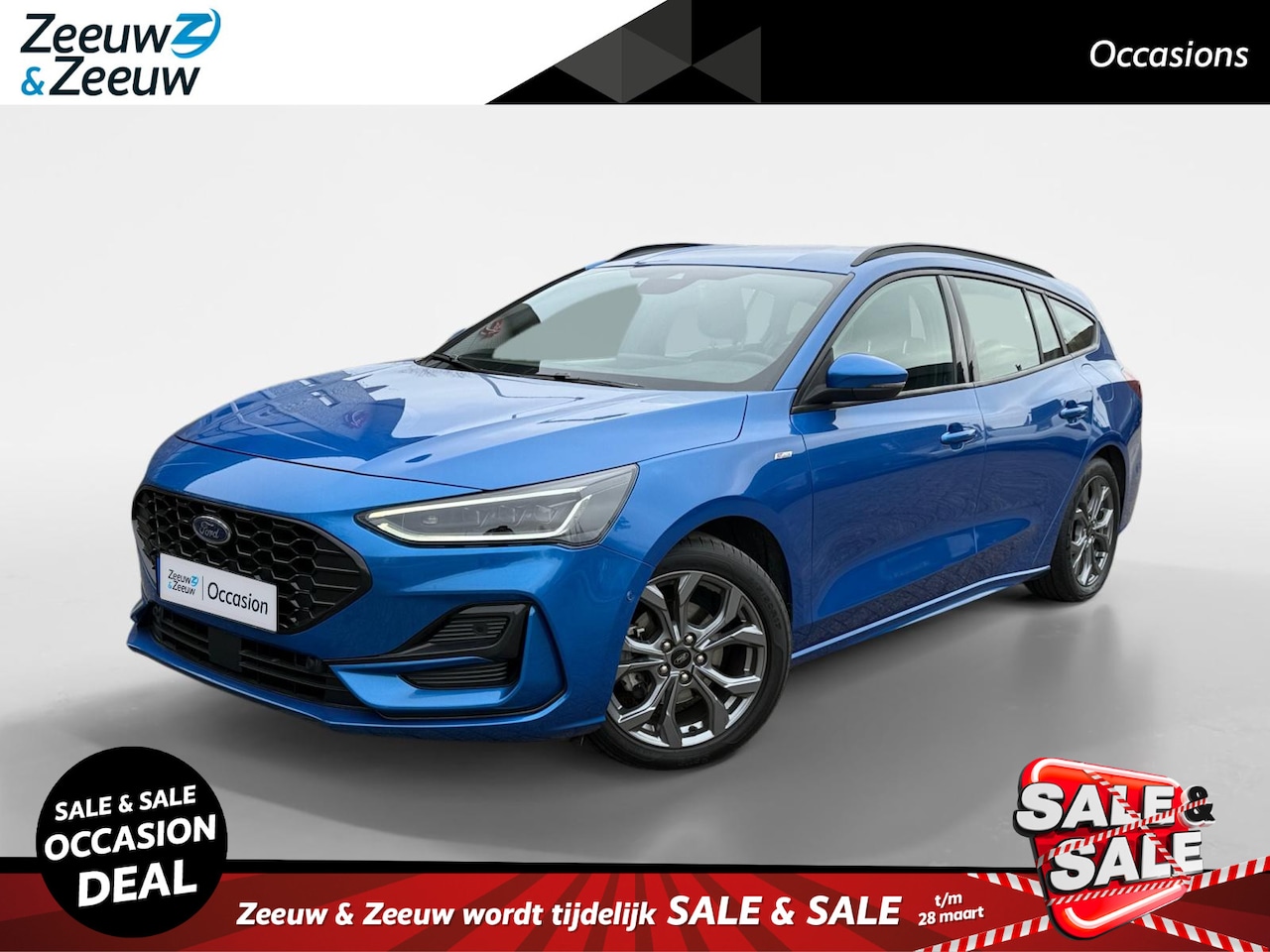 Ford Focus Wagon - 1.0 EcoBoost Hybrid ST Line | Adaptive Cruise Control | Navigatie | Apple Carplay | Androi - AutoWereld.nl