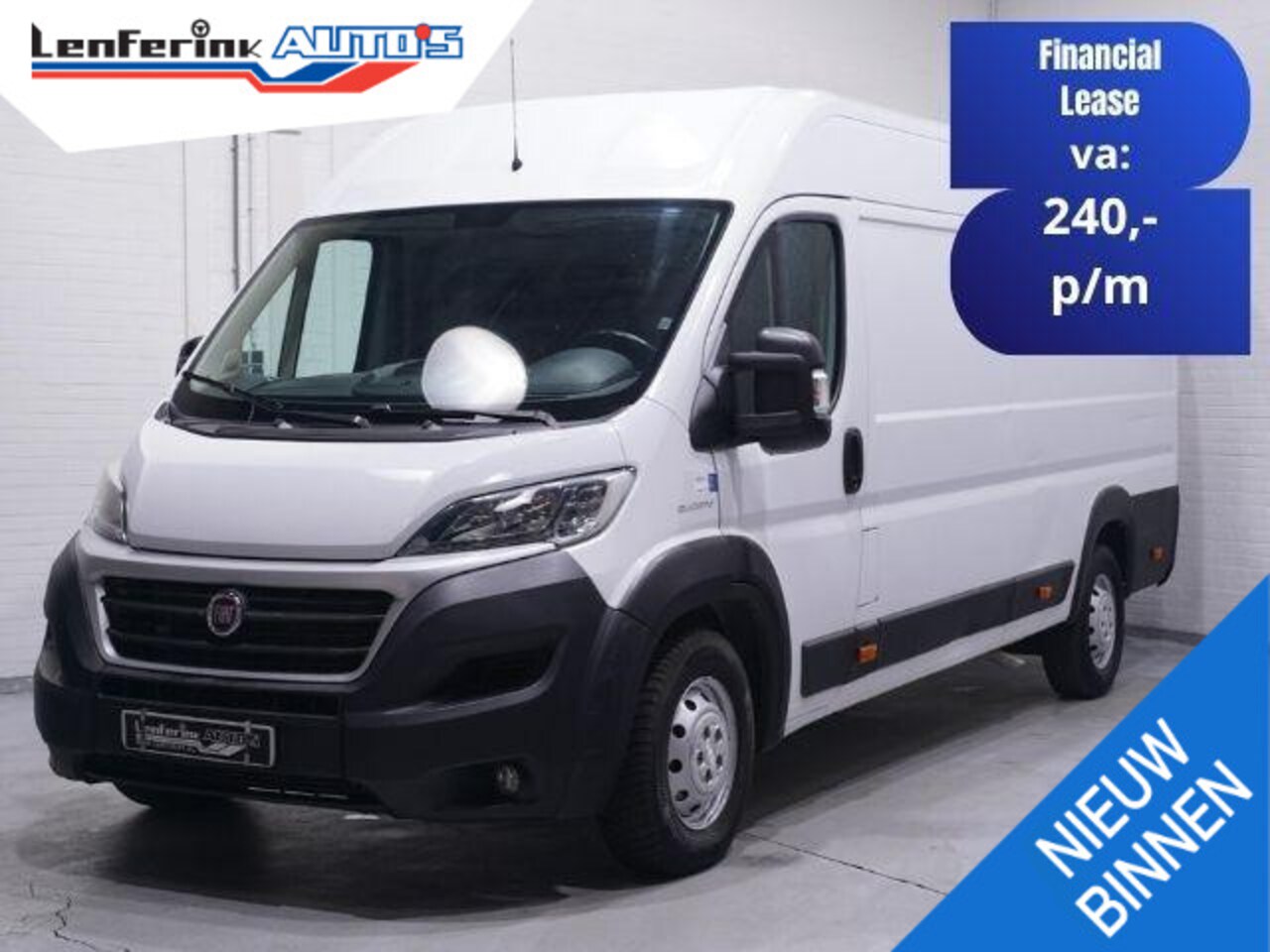 Fiat Ducato - 2.3 Mjet 130 pk L4H2 Navi, Cruise control Laadruimte Pakket, PDC achter, APK 12-2026, 3-Zi - AutoWereld.nl