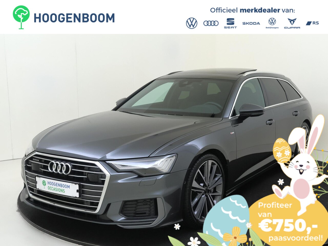 Audi A6 Avant - 50 TFSI e quattro S edition Competition | SoH 90% | Panoramadak | Trekhaak | 4-zone airco - AutoWereld.nl